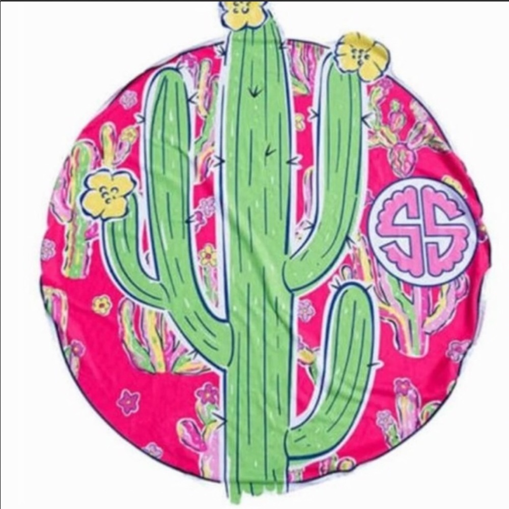 NWT Simply Southern Cactus Beach Towel
